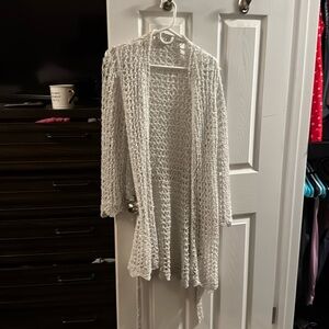 POL white cardigan